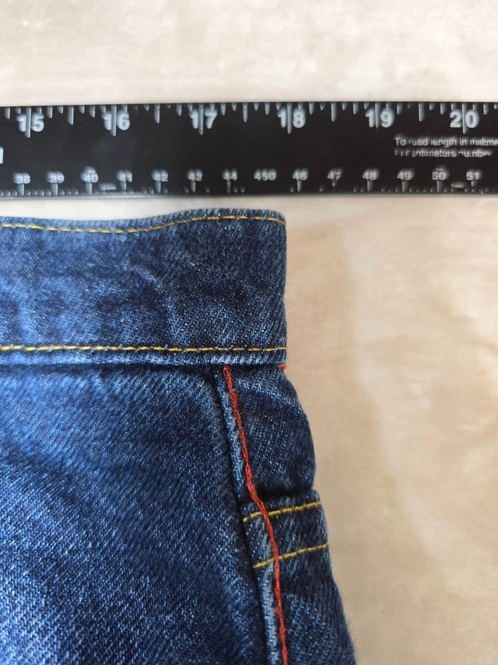 Ralph Lauren Polo Mens Jeans Rare Embroidered Signature Banner 34 X 32 Tag 34x30 - Image 2 of 4