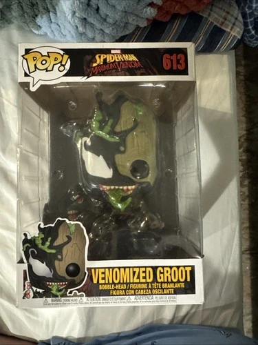 Funko POP! #613  Venomized Groot Jumbo 10” Bobble-Head Marvel, NIB Box Damaged
