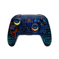 Controlador inalámbrico mejorado PowerA PAC-MAN neón con Lumectra-Nintendo Switch