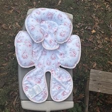 Little Me Floral Infant Support Cushion Baby Girl Car Seat Insert 2 Pieces Set
