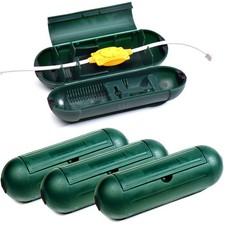 4 Pack Extension Cord Protective Cover Set Green  Large Standard , Green