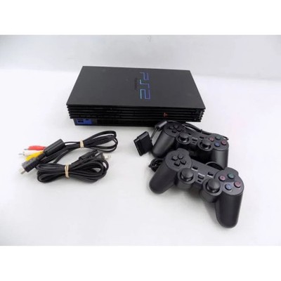 Sony PS2 PlayStation 2 Console Optical Drive + HDD | 2 Controllers