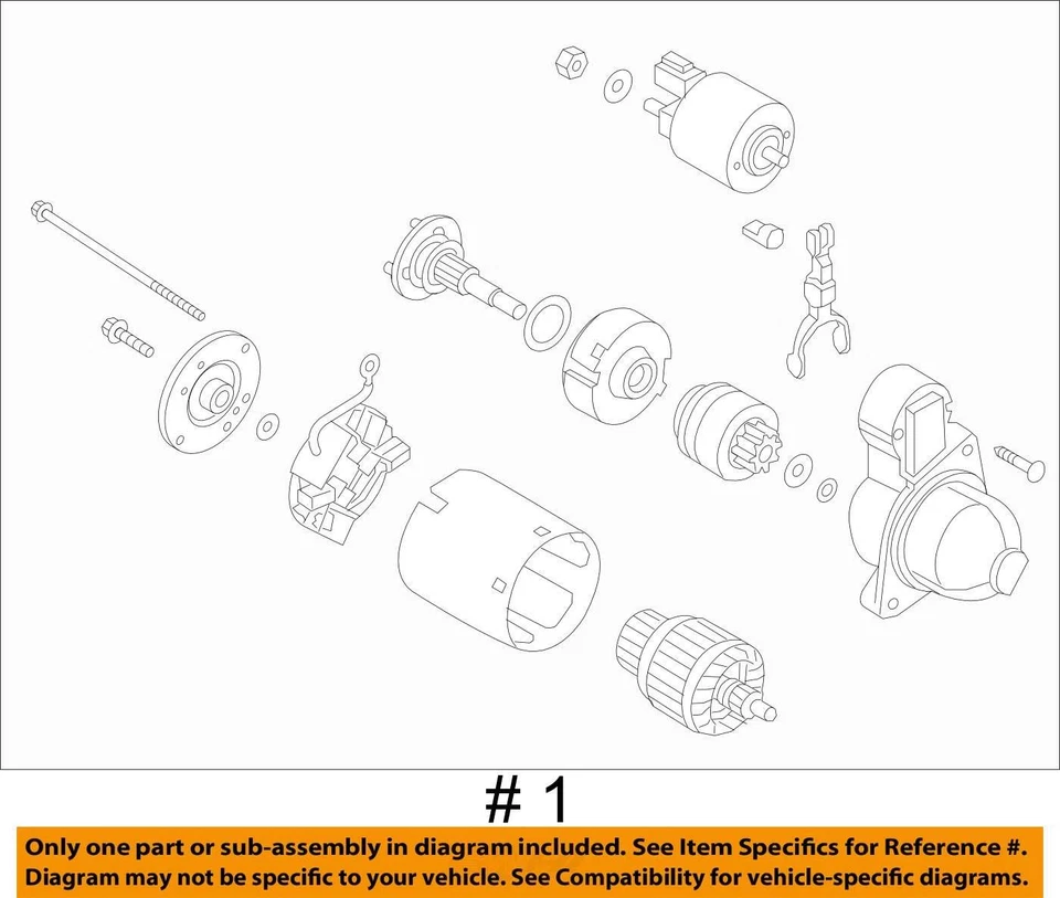 Kia Optima 2016-2018 motor de arranque de coche solenoide fabricante original YA5BU Foto 4 de 4