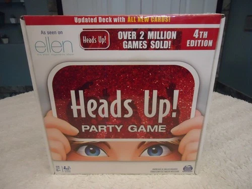 SPIN MASTER GAMES HEADS UP PARTY GAME 4TH EDITION ( new sealed) ^