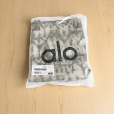 New Alo Yoga Gray Canvas Gym Bag Large Travel Training Carry-On