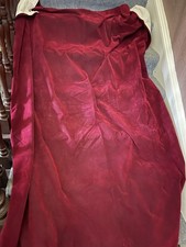 Velvet Velour Curtains Burgundy Wine  lined Velvet PAIR  62” x 86” Lined