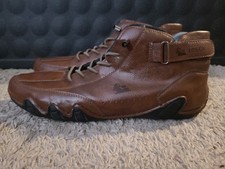 Dbeck Explorer Unisex 43 Brown Lightweight High Top Boots Shoes M 10 W 12