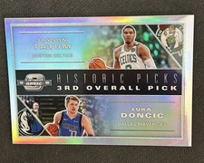2019-2020 Luka Doncic And Jason Tatum Contenders Optics Historical Picks Prizm 