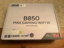ASUS B850 MAX GAMING WIFI W - AMD AM5 ATX Motherboard, White PCB, DDR5, PCIe 5.0