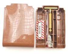 VTG Safety Razor with Brush & Extra Razors in Original Case