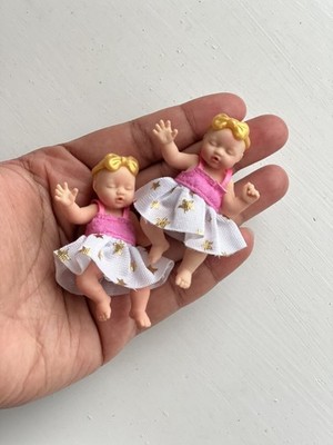My Mini Baby Pink Serie 2 Zwillingsmädchen blond Barbie Größe Babypuppe