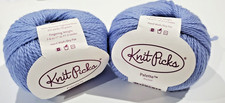 Knit Picks 100 Peruvian Wool Yarn 2 ball skein BLUEBELL No24578 Lot No8958 8202