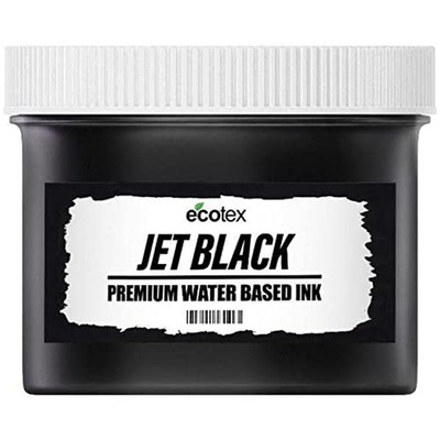 Ecotex  Water Based Screen Printing Ink Jet Black - Fabric Ink, Quart 32 fl