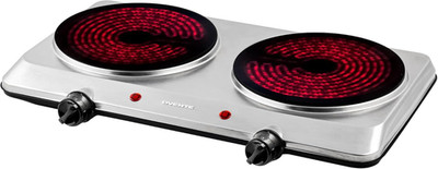 OVENTE Countertop Infrared Double Burner, 1500W Electric Hot Plate and Portable