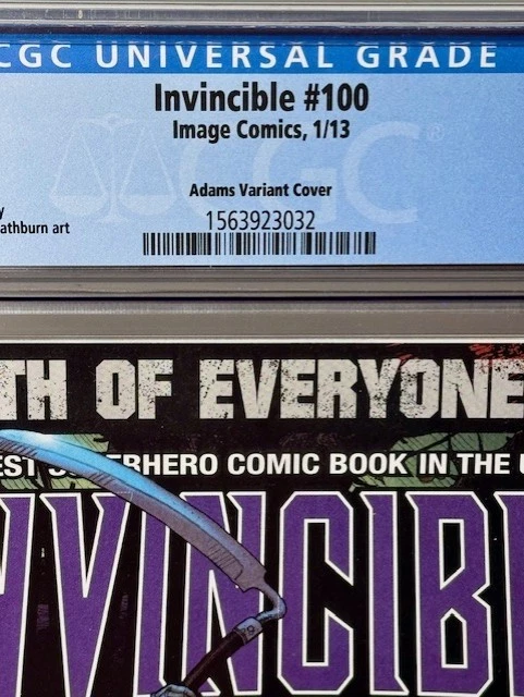🔥💀 Invincible #100 CGC 9.8 | Adams Variant | “Death of Everyone” Part 3💀🔥 - Image 3 of 4