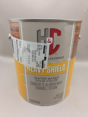 #ad #ad 1 Gallon Hamp;C Heavy Shield Interior Exterior Concrete Stain Color White $34.99