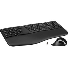 Kensington Pro Fit Ergo Wireless Keyboard and Mouse Black MFR K75406US