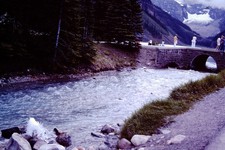 JULY 1977 Bridge At Lake Louise Banff National Park Alberta Canada Slide CK-A