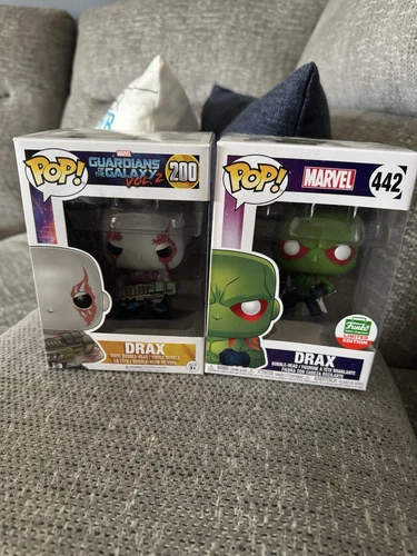 FUNKO POP Marvel GUARDIANS of the GALAXY Lot Of 2 ~ DRAX # 200 And # 442~ NIP