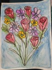 Cafe In France Acidified- Original Abstract Watercolor Painting With Ink Detail — photo 6