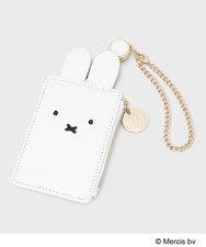Miffy x OPAQUE.CLIP Reel Pass Case white Japan New