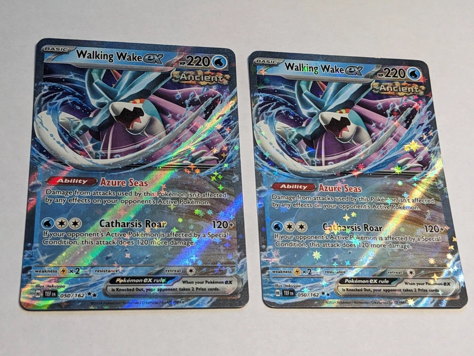 2x PLAYSET - 2x Walking Wake ex  -  Double Rare SV05: Temporal Forces 050/162 NM - Image 3 of 4
