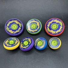 Lot Of 7 Rocket Tops Spinning Tops