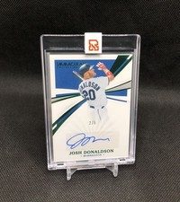 2021 Immaculate Josh Donaldson /5 IMMACULATE SIGNATURES AUTO GREEN SSP No. IS-DO