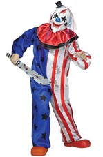 Brand New Evil Scary Horror Circus Clown Child Costume