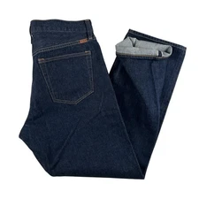 AYR Jeans Mens 33x30 Dark Wash The Normie Selvage Denim Straight Leg Made In USA