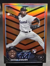 2023 Topps Update #US320 George Soriano Orange and Black Foil