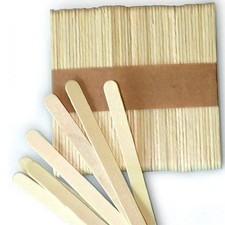 Silicone Easy Cream Wooden Sticks For Ice Cream Bars, Set Of 50