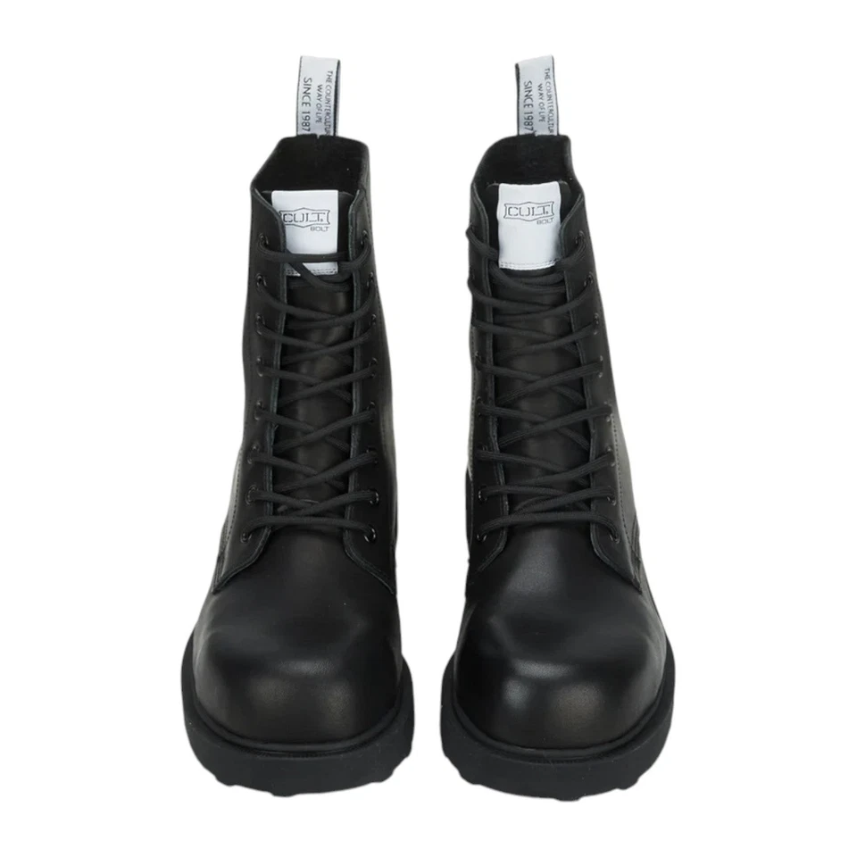 Cult Bolt Anfibio Nero in Pelle Unisex - Immagine 4 di 4