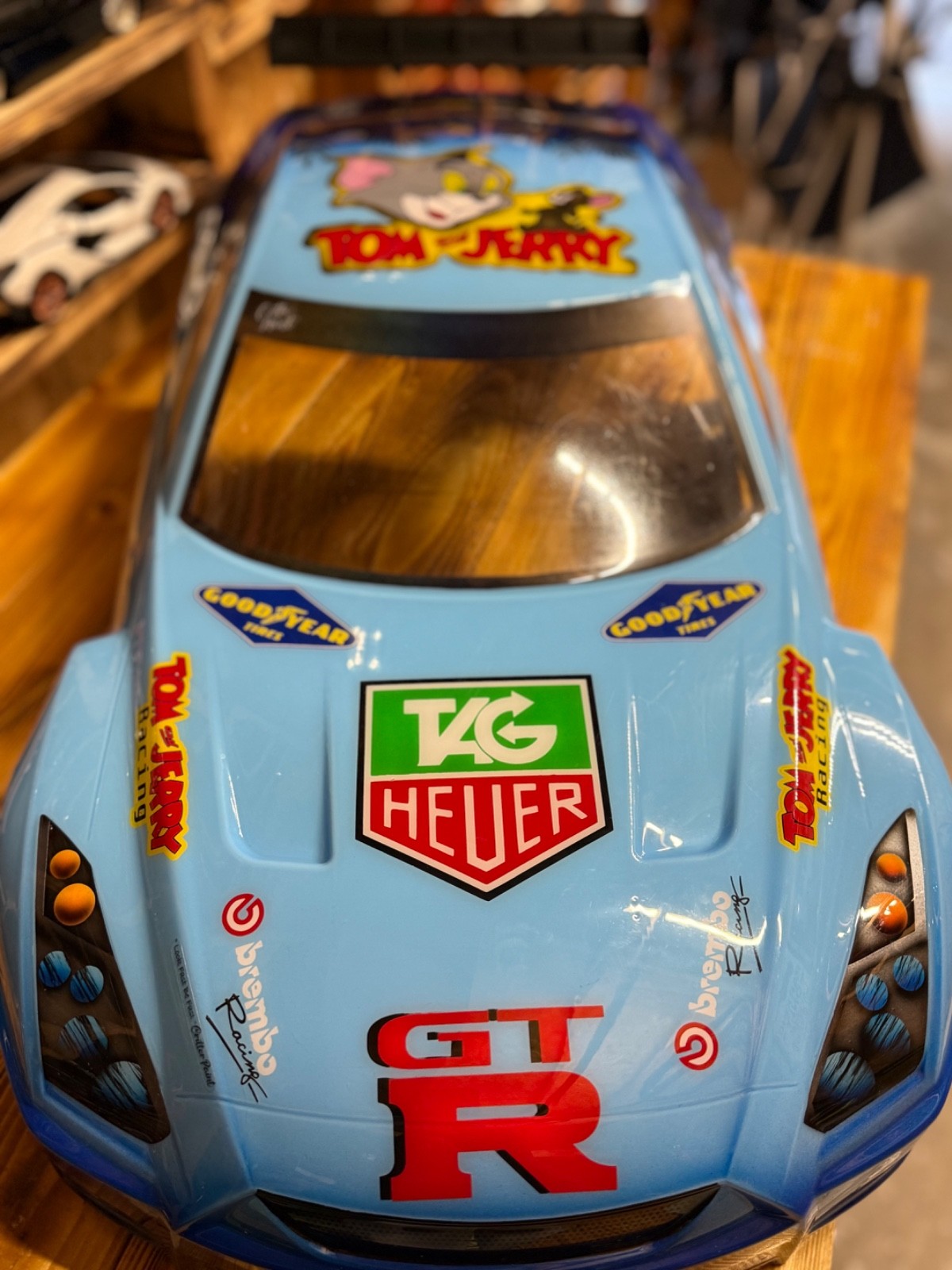 fg rc car 1/5 custom airbrush body