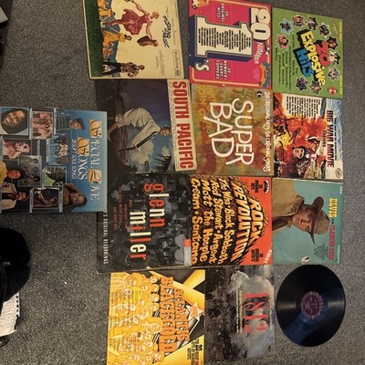Bundle of 13 vinyls 12  of 60's 70's 80's compilations and soundtracks