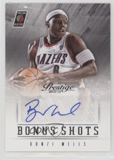 2013-14 Panini Prestige Bonus Shots Auto Bonzi Wells #23 Auto y8a