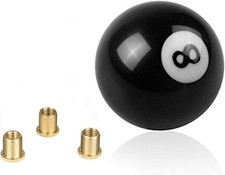 8 Eight Pool Billiard Ball Custom Gear Shifter Shift Knob Car Lever Black Truck 8 Eight Pool Billiard Ball Custom Gear Shifter Shift Knob Car Lever Black Truck