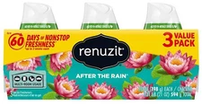 (3 PACK) Renuzit Solid Gel Cone Adjustable Air Freshener After the Rain 7oz