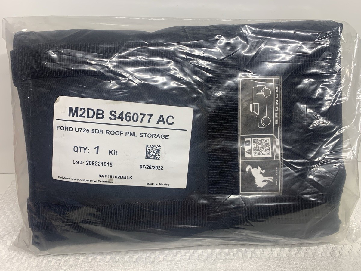 A（4/29迄） Genuine Ford Bronco 5 Door 21-24 U725 Roof Panel Storage Bag