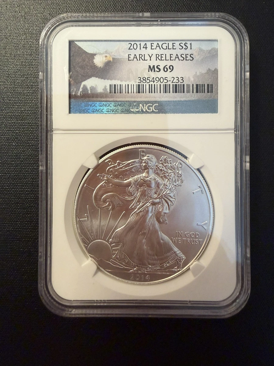 American Eagle MS 69 Graded 2014 Silver Bullion Coins for sale | eBay
