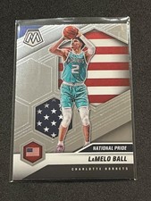 2020-21 Panini Mosaic Basketball LaMelo Ball National Pride Rookie #257 Hornets