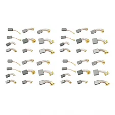 40Pcs 10 Sizes Electric Motor Carbon Brushes Replacement For Power Tool Parts