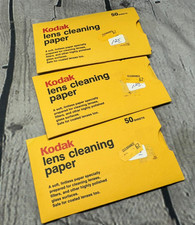 Vintage 1980's KODAK Lens Cleaning Paper set 3