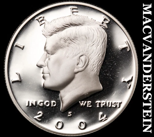 2004-S Silver Kennedy Half Dollar - Choice Gem Proof  Lustrous  #i1676