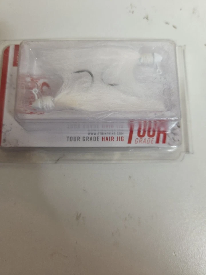 Plantillas de cabello Strike King Tour Grade 1/16 OZ blancas Foto 2 de 4