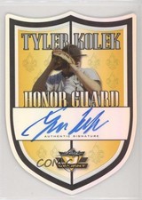 2014 Leaf Valiant Honor Guard Yellow Prismatic 1/5 Tyler Kolek #HG-TK1 Auto im4
