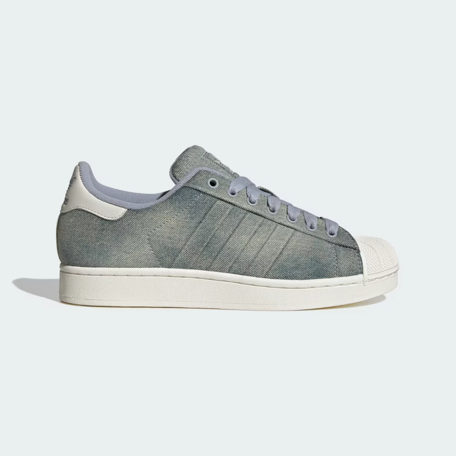 Adidas Originals Men's Superstar II Shoes in Halo Silver/Core White