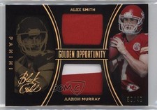 2014 Panini Black Gold Prime 38/49 Aaron Murray Alex Smith #GO-KC Rookie RC 7eo