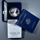 2003-W $1 AMERICAN SILVER EAGLE PROOF  1 oz .999 GEM PROOF w/OGP & COA  A6794
