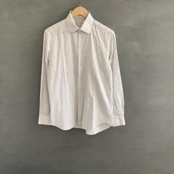 Men Suitsupply Shirt White Cotton 38 / M / 46 #1UPH